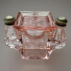 Westmoreland Pink Depression Stacking Breakfast Set- Creamer Sugar S&P & Butter