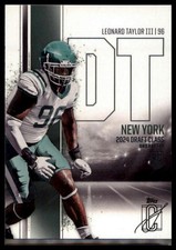 2024 Topps Signature Class #163 Leonard Taylor III RC