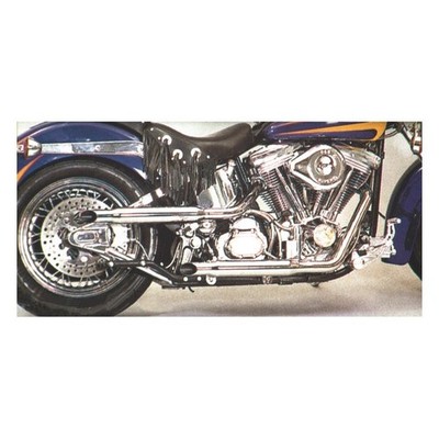 Auspuff Shorty Shorty (38'') chrom 70-84 Shovel Paughco