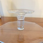 Tiffany & Co Clear Crystal Windham Octagon Cake Stand 12"x4.25" — photo 3