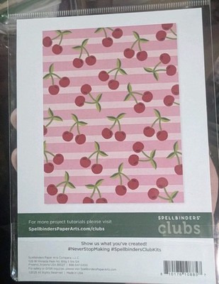 Spellbinders Stencil Of The Month November 2025 CHERRY CHIC Stencils NEW! 
