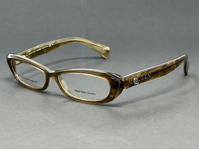 Alexander McQueen AMQ4181-TSE Brown 52mm Cat Eye Women's Optical Eyeglasses
