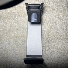 Humanscale CPU Holder - CPU600 Adjustable Under-desk Chrome  Black Finish USED