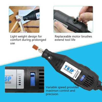 175PC TASP Drill-Engraver-Kit Accessories Rotary-Tool-Set Dremel Mini Drill 220V