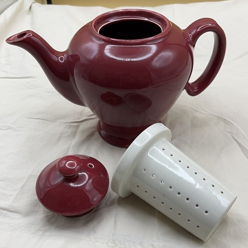 McCormick Baltimore Tea Steeping Tea Pot Burgundy - Picture 6 of 9