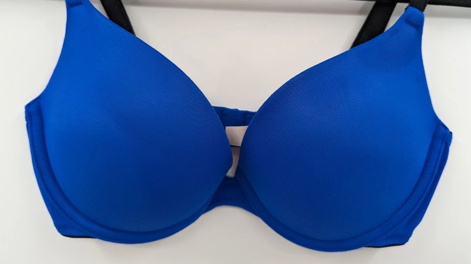 Victoria's Secret PINK Bra 32C Mid Blue Push Up-READ - Image 3 of 4