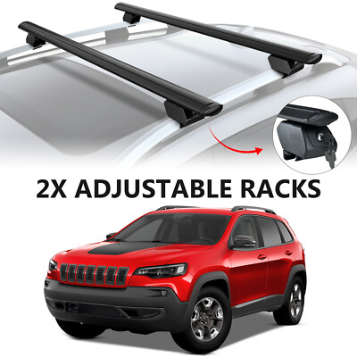 300LBS Lockable Roof Rack Cross Bar for 2014-2023 Jeep