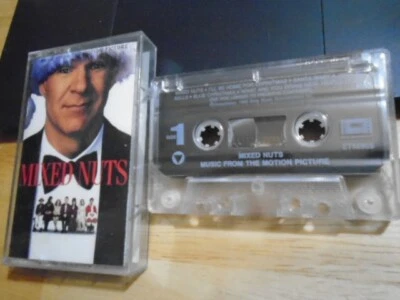 RARE OOP Mixed Nuts ost CASSETTE TAPE christmas rob reiner Adam Sandler Dr. John - Image 1 of 2