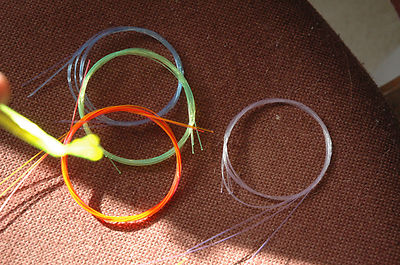 0.019'' Ultra Super Flex Replacement Bow sight Fiber 5 x1' Assorted Colors