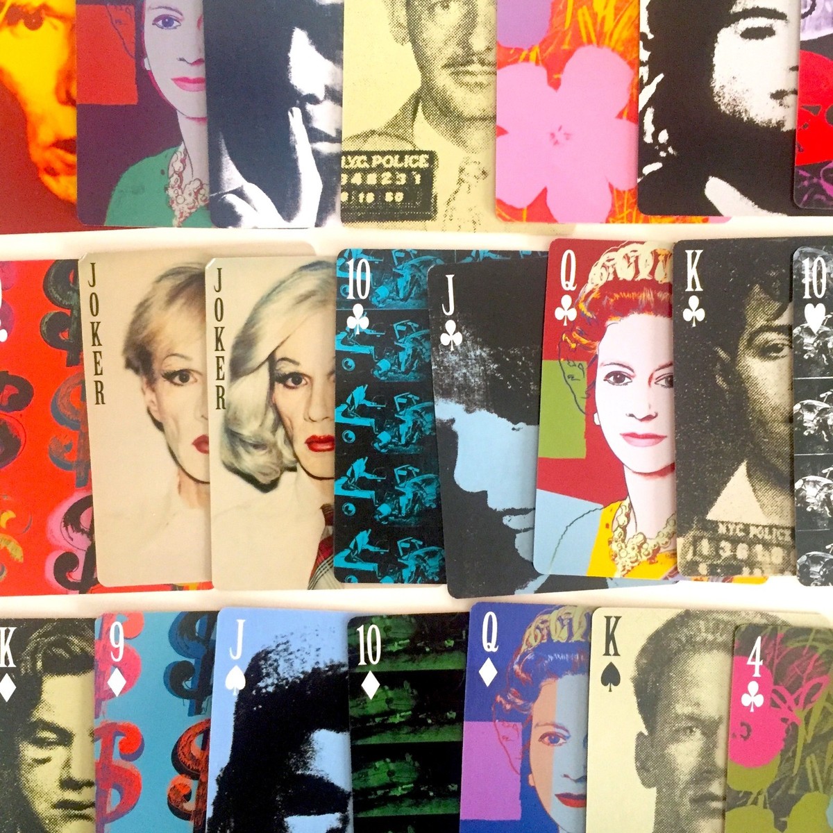 RARE ANDY WARHOL FOUNDATION POP ART COLLECTOR'S PLAYING CARDS DECK