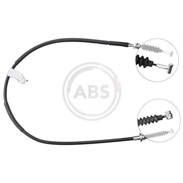 A.B.S. Handbremsseil Bremsseil Rechts Passend FüR Mazda MX-5 II NB K18858-image