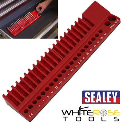 Sealey Premier Magnetic Bit Holder Tray 42 Bit Capacity 10mm Hex Drive Bits