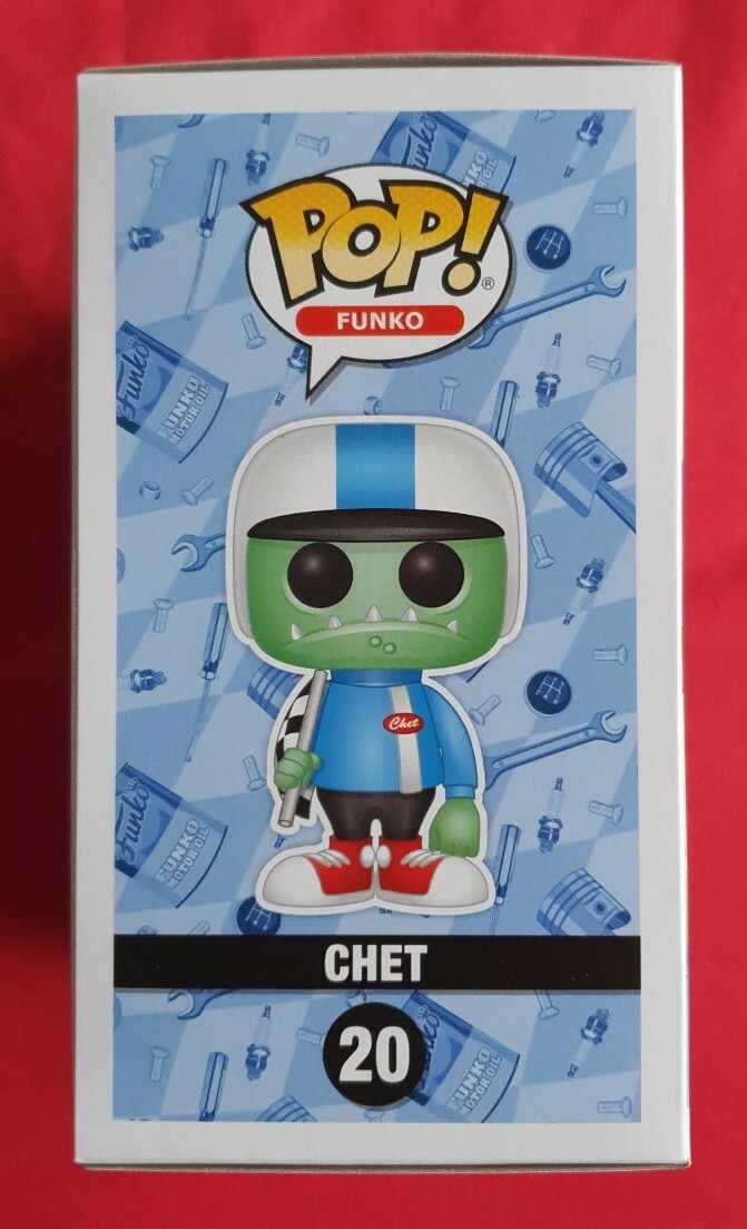Funko Pop! Fantastik Plastik: Green Chet (Racing) – Exklusive Vinyl-Figur #20, 9,5 Cm
