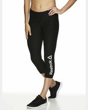 Image of Reebok Women's High Waisted Capri Workout Leggings - SZ & STYLE: VARIETY--NWT