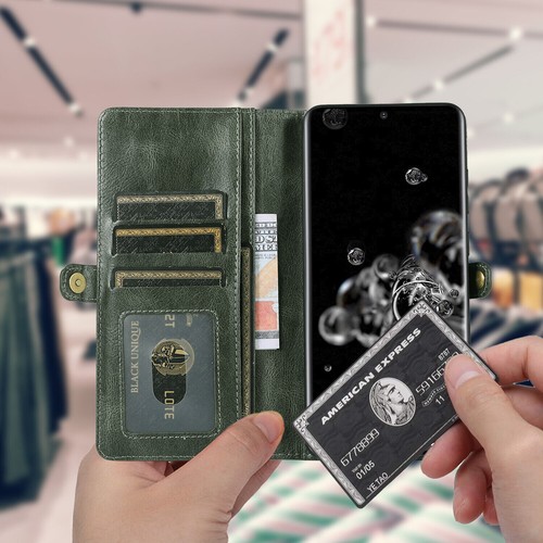 Card Slots Detachable Flip Leather Case for Samsung S25 S24 S23 S22 S21 S20Ultra - Picture 8 of 18