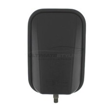 Land Rover Defender 2007-> Door Wing Mirror Manual Black Passenger Side Left