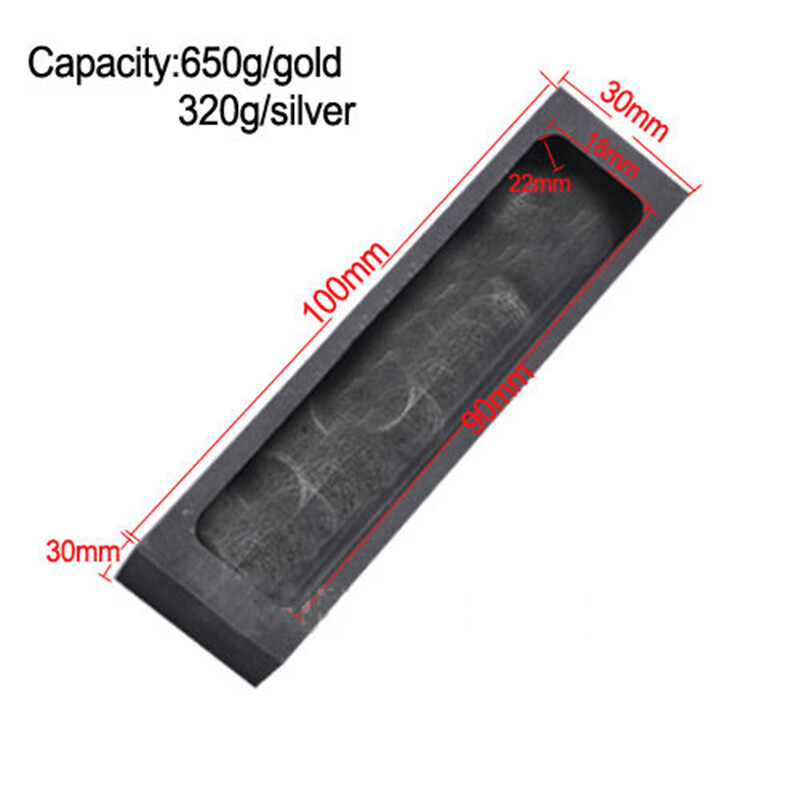 GRADENEVE Graphit Barrenform - 6 Schlitze Für Metallguss