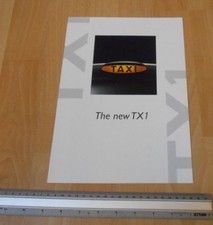 The New TX1 Taxi Sales Brochure