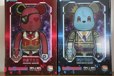 Hololive × BE@RBRICK: Hoshimachi Suisei & Houshou Marine 100% & 400% Collab