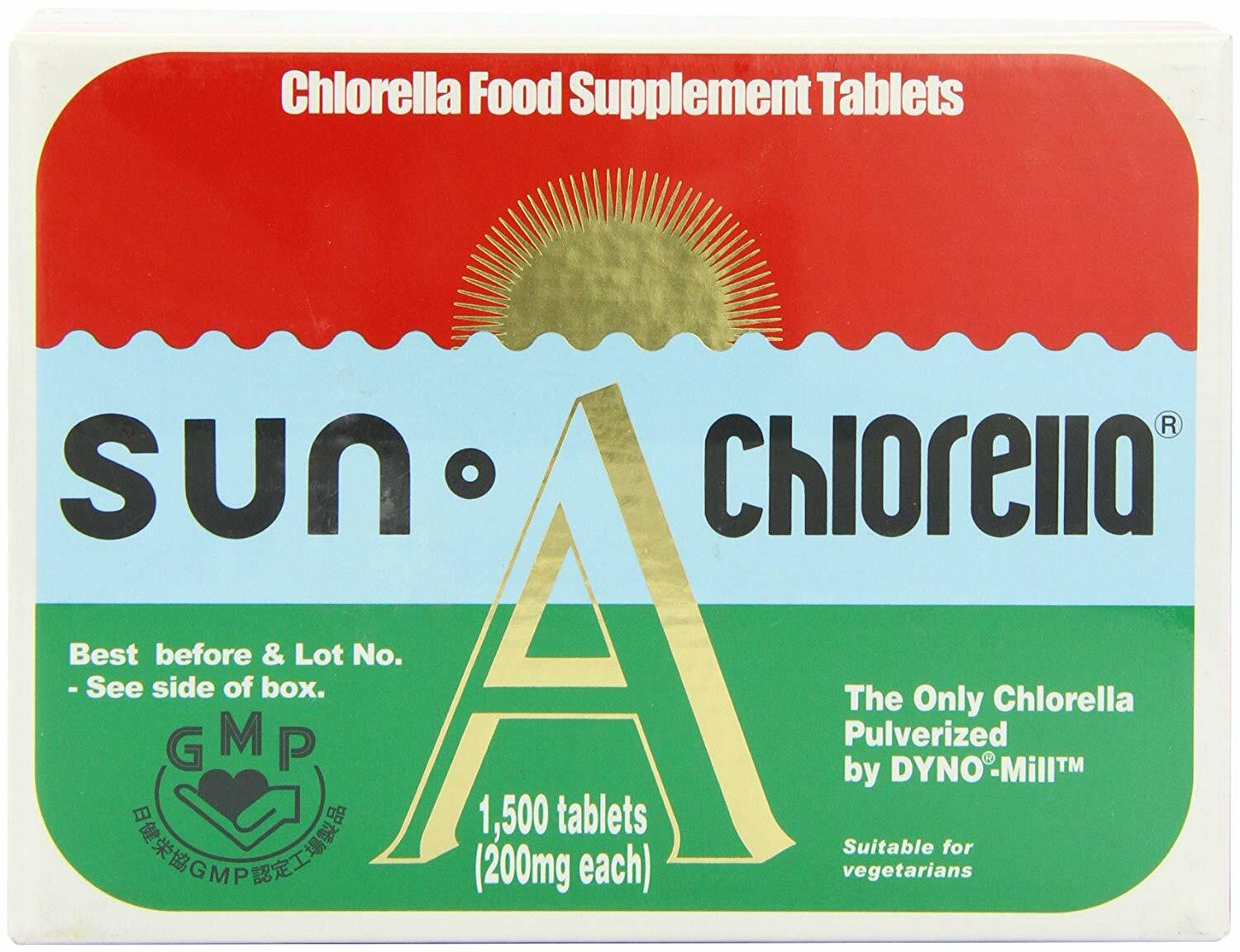 Tabletas Sun Chlorella A5 - 1500 x 200 mg