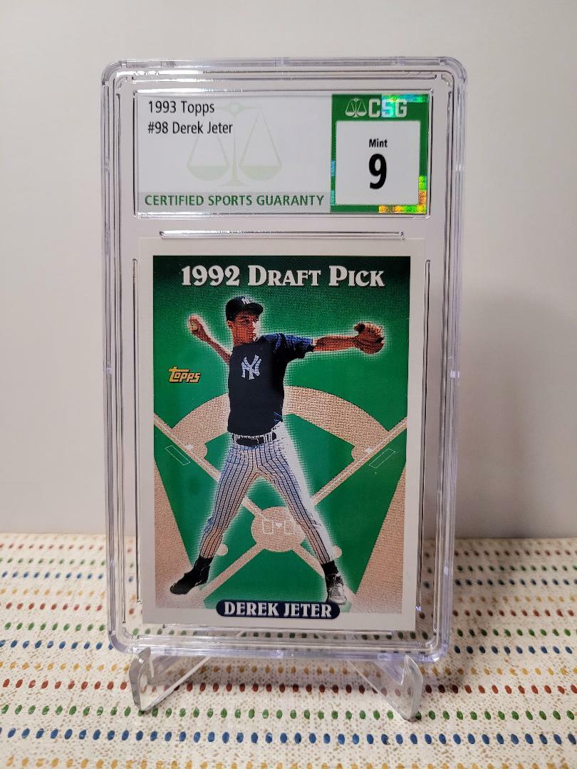 Jeter Rookie Card Topps Cards Blog
