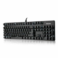 Philips  Gaming Keyboard PC Computer Desktop Mechanical Feel LED Light