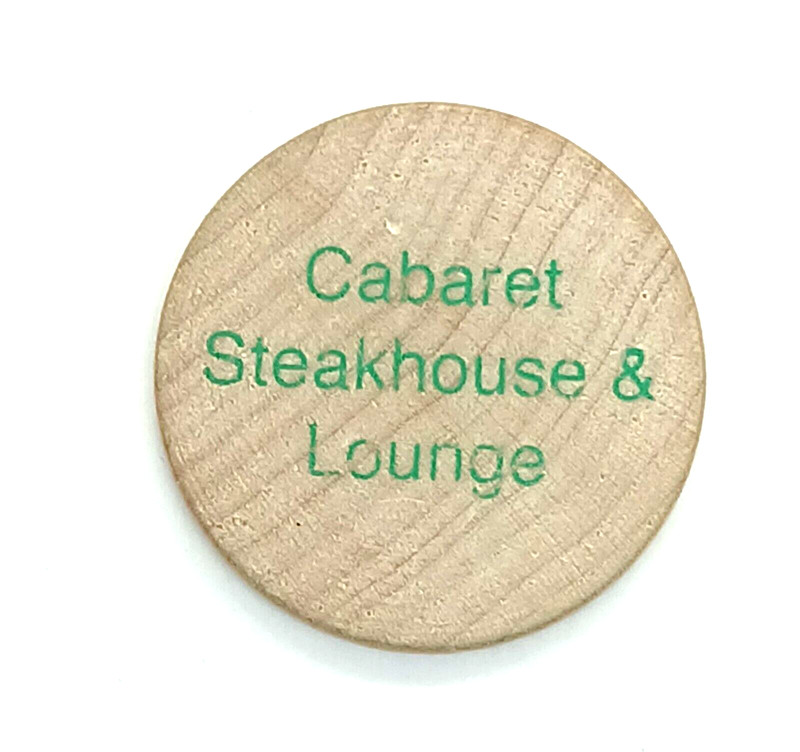 Vintage Cabaret Steakhouse & Lounge Carthage South Dakota Tuit Token