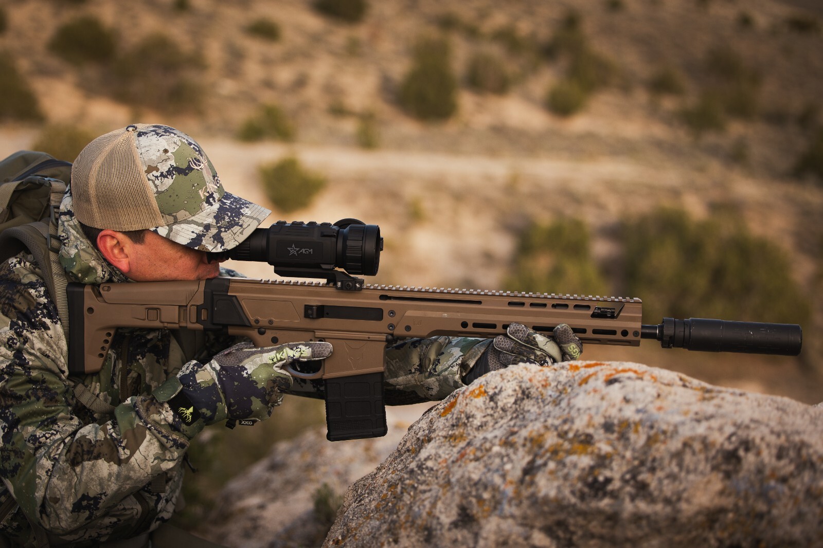 AGM Rattler V3 LRF 50-640 Thermal Weapon Sight (Free 10-Hr Battery Pack!)