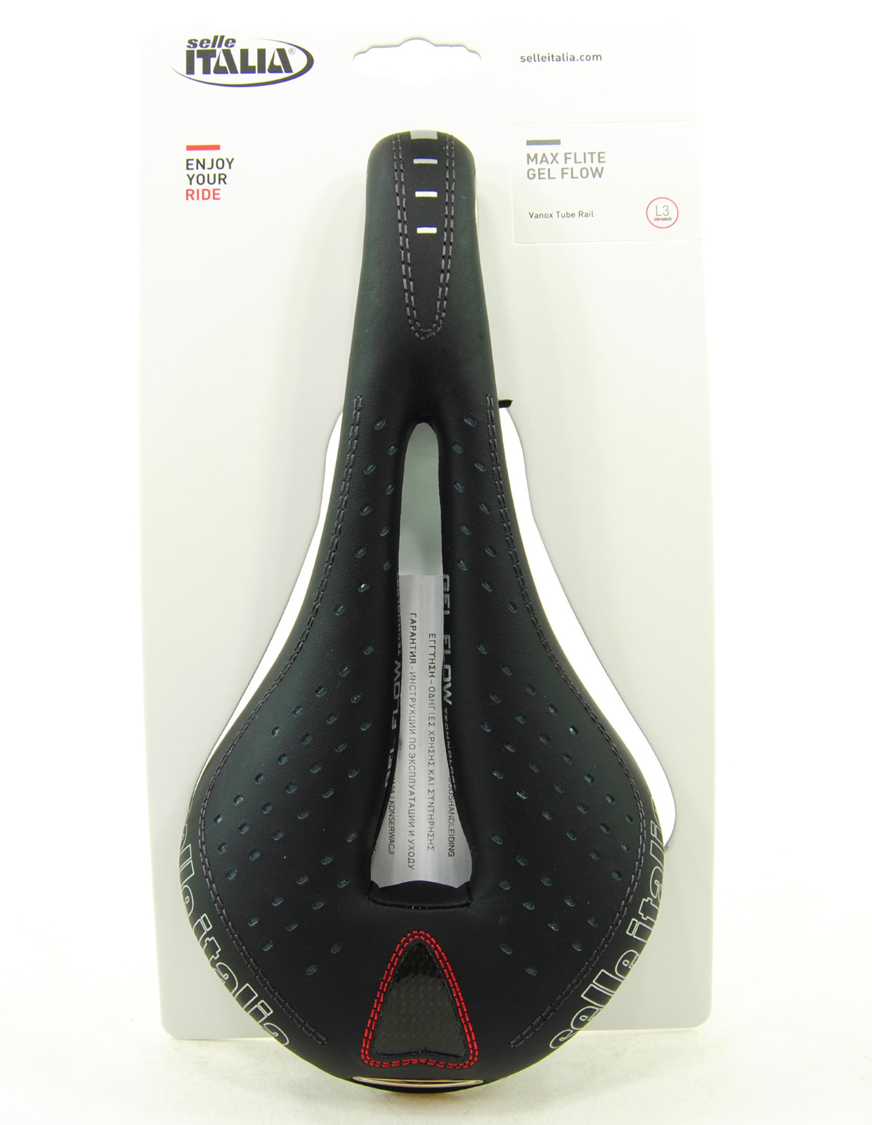 Selle Italia Max Flite Gel Flujo de carretera bicicletas silla Vanox carril Comfort Negro L3 Selle Italia Max Flite Gel Flujo de carretera bicicletas silla Vanox carril Comfort Negro L3