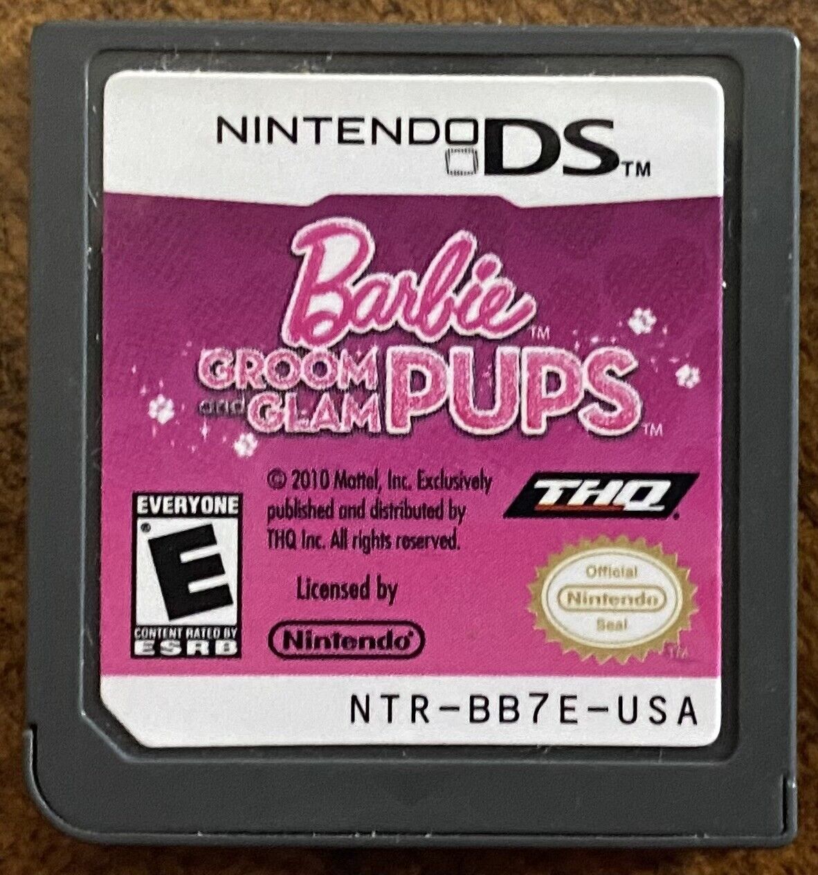 Jogo Nintendo Ds Barbie Groom And Glam Pups - Thq em