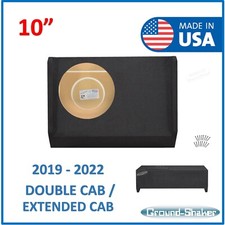 2019-2024 Chevy Silverado Extended Cab Sub Box 10" Single Subwoofer Enclosure