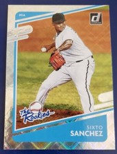 2021 Donruss The Rookies Sixto Sanchez Miami Marlins Diamond Parallel TR8
