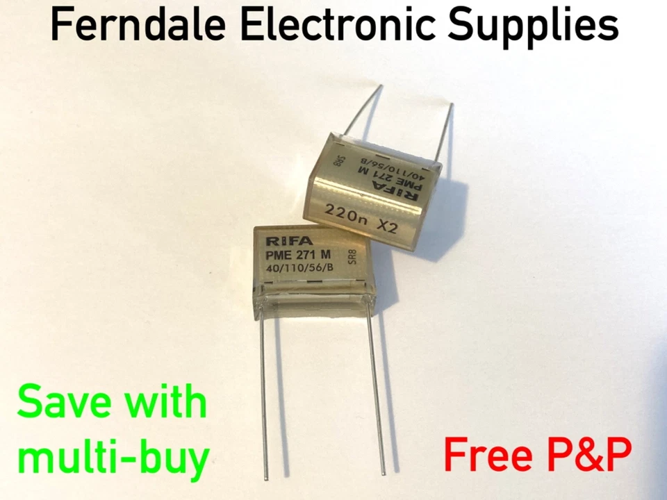 KEMET EVOX RIFA - PME271M622K - Capacitor, class X2, 0.22µF, 220nF supressor