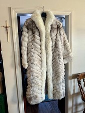 1987 Jason Furs Norwegian Blue Fox Fur S/m Full Length Worn Once