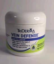 TriDerma Vein Defense Healthy Cream 4 Ounces NEW