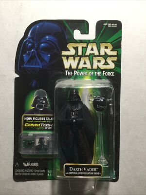 Star Wars CommTech Figur Darth Vader mit Imperial Interrogation Droid Hasbro
