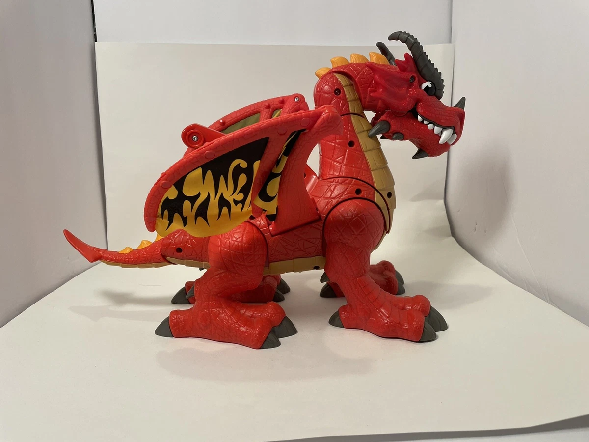 2012 Fisher-Price Imaginext RED DRAGON 14” Large Figure Articulating Roars | eBay