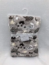 Dreamgro Boys Dinosaur Baby Blanket Security Lovey Plush Brown Gray Dream Gro