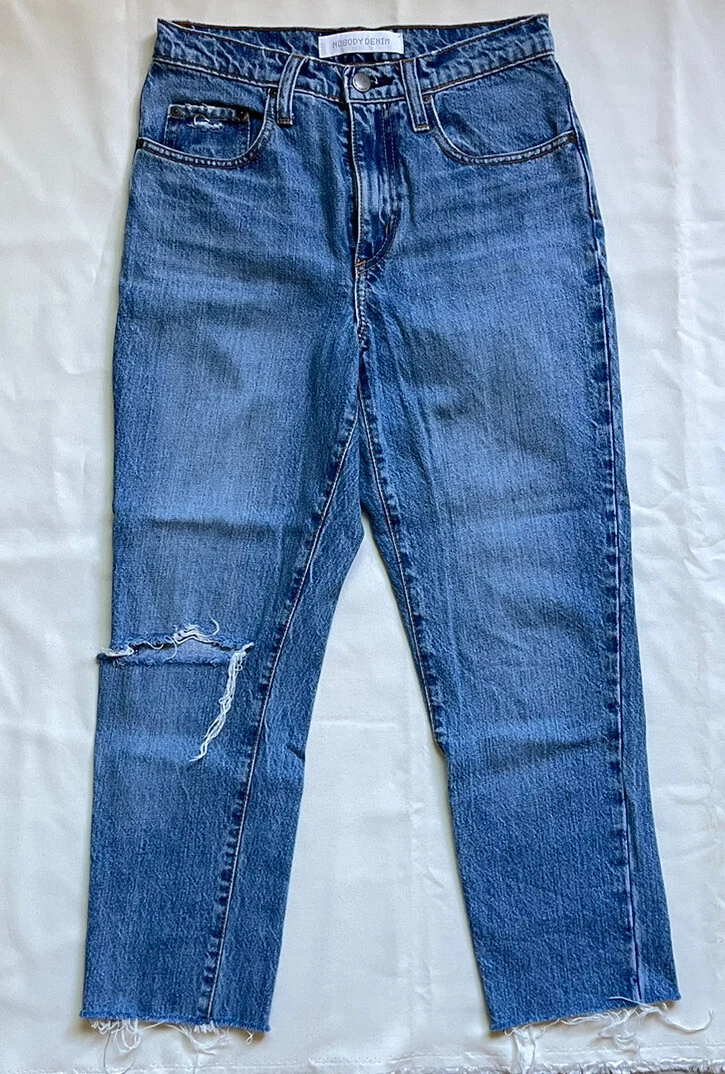 Nobody Denim Womens High Rise Jeans 24 Bessette Jean Slim Fit