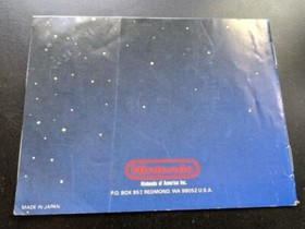 NES Max Controller Paddle Nintendo NES Instruction Manual Booklet ONLY 