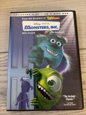 Monsters, Inc. DVD, 2002, 2-Disc Set, Collectors Edition