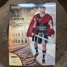 Spirit Halloween Roman Gladiator men's cosplay costume size medium READ