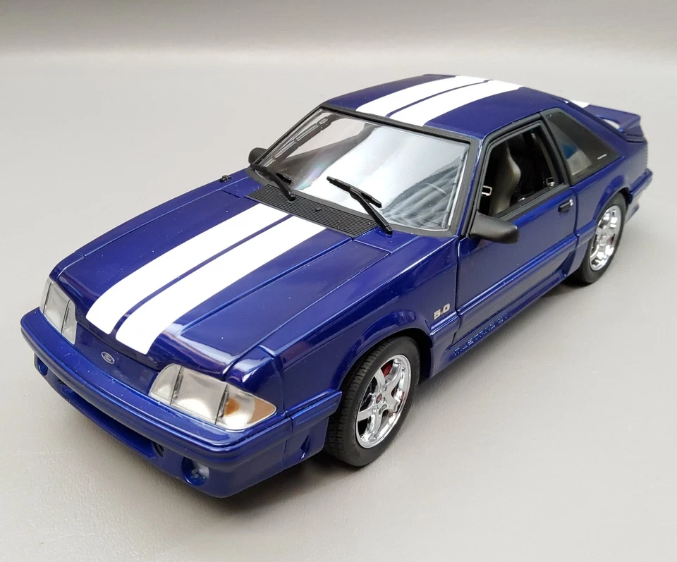 1991 Blue Mustang GT Street Fighter 1:18 Scale Diecast By GMP #G1801825 - Image 4 of 4