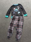 Conjunto de pijama de cohete alienígena espacial Tu de 4-5 años usado en excelente estado