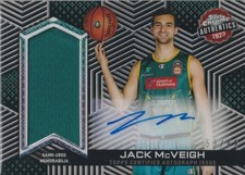 ~ 2022-23 TOPPS CHROME NBL  AUTO RELIC * JACKJUMPERS * # 73/99 * - JACK McVEIGH