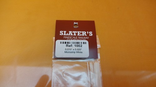 Slaters Finescale Ref. 1002 Microstrip weiß 0,010" x 0,020" - im Beutel - Bild 2 von 4