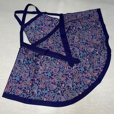 Navy Yves Saint Laurent Paisley Apron
