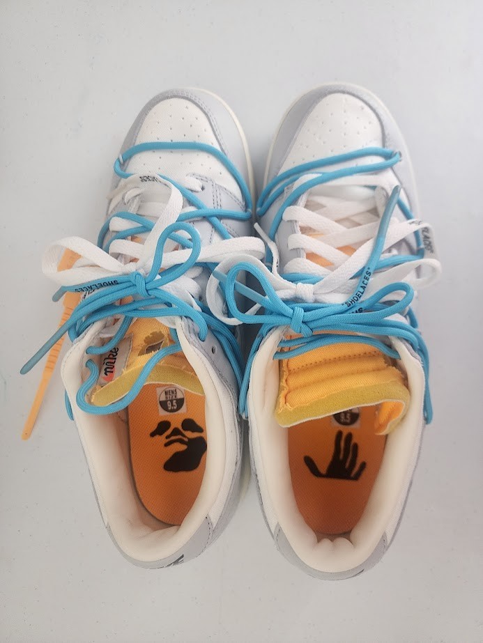 Nike Dunk Low Off-White Lot 02 of 50 Size 9.5. thumbnail 3