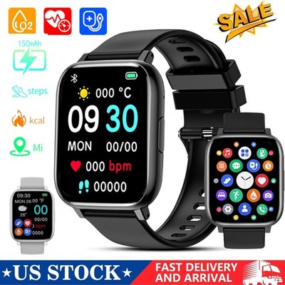 2026 Smart Watch  Men Women, Waterproof Smartwatch Bluetooth For iPhone/Samsung