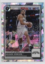 2023-24 Panini NBA Hoops Premium Stock Ice Prizm Keldon Johnson #118 19yg